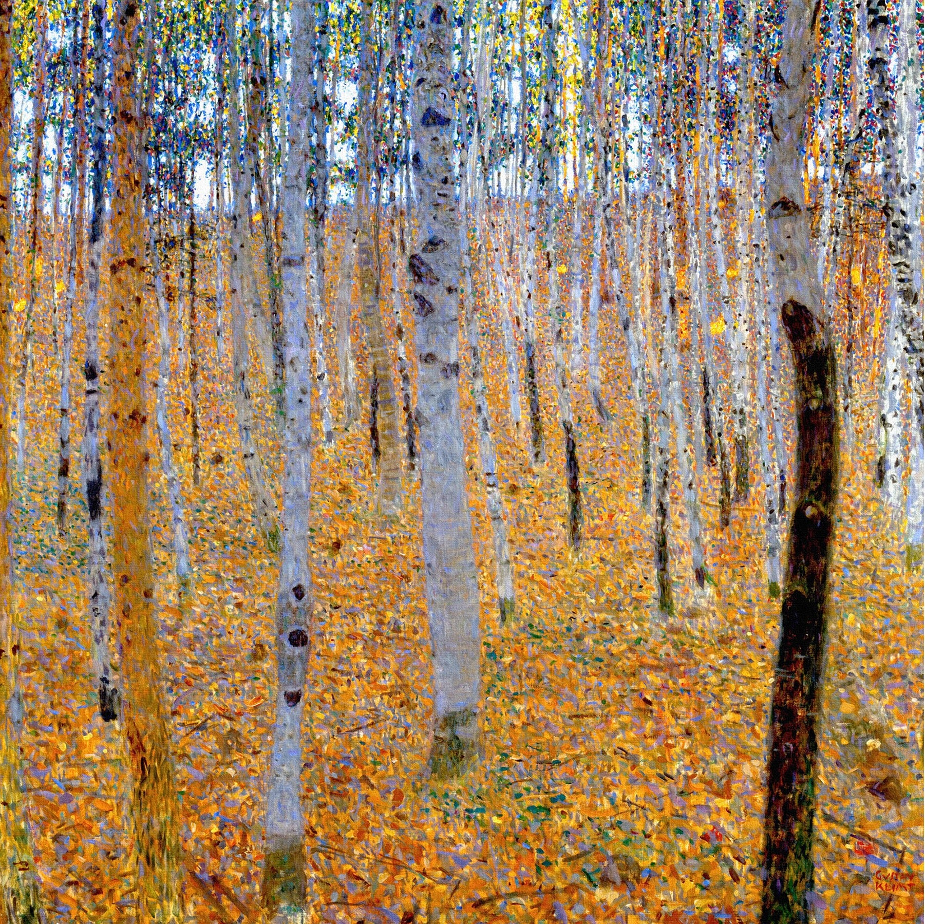Bosque de abedules - Gustav Klimt