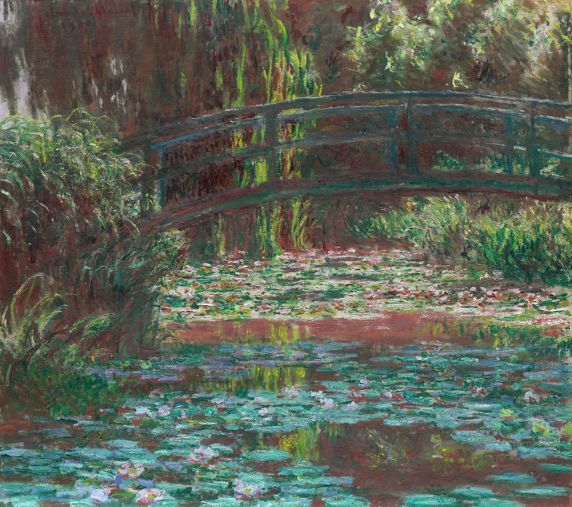 Reproduction du tableau « La piscine de l'eau - Claude Monet » par Alpha Reproduction en peinture à l’huile