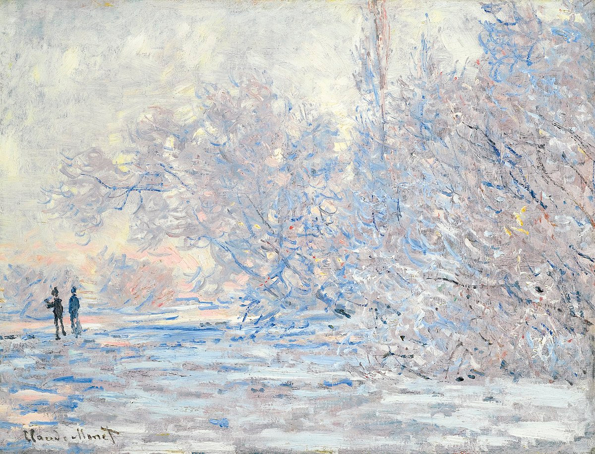 Invierno en Giverny - Claude Monet