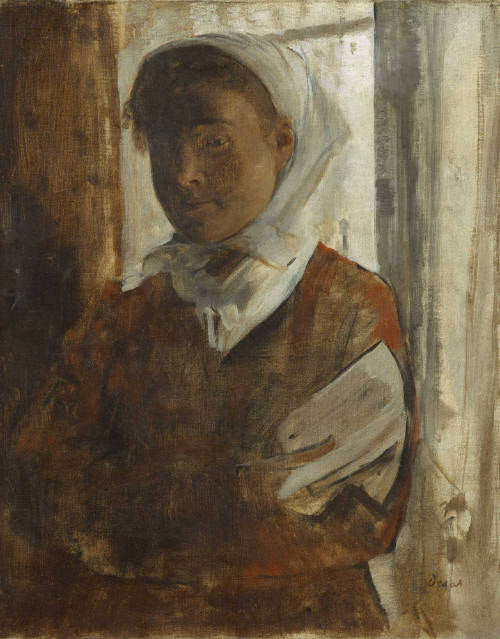 Una campesina - Edgar Degas
