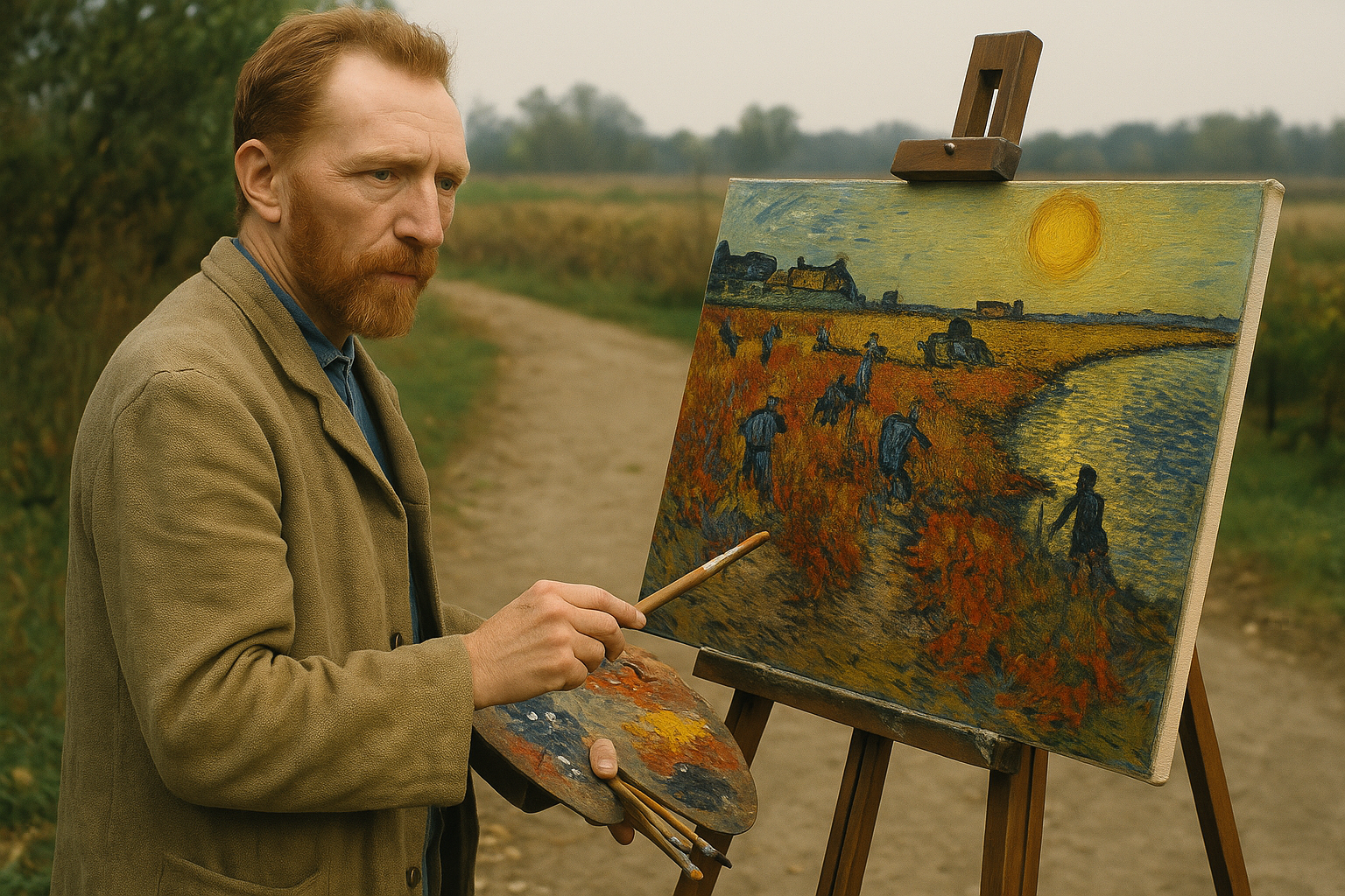 Van Gogh et La Vigne rouge : Une œuvre aux couleurs du feu
