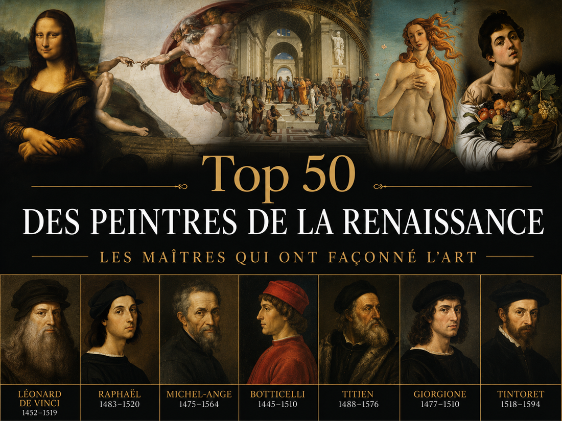 Top 50 peintres Renaissance célèbres : génies en collants