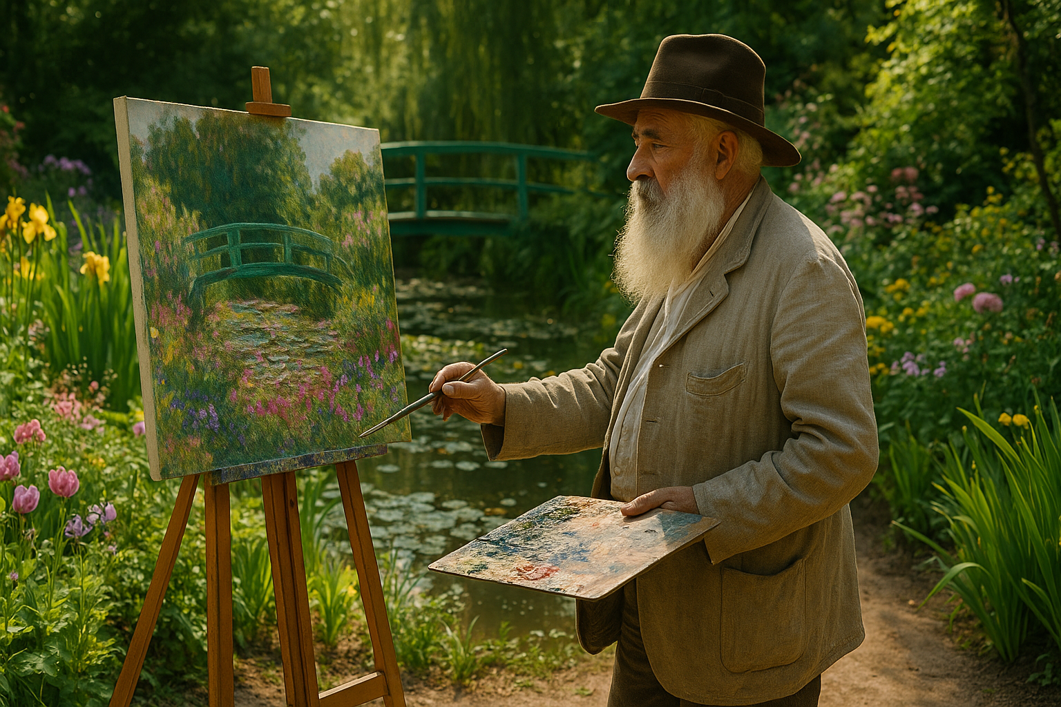Jardín de Claude Monet: una sinfonía floral inmortalizada en pintura