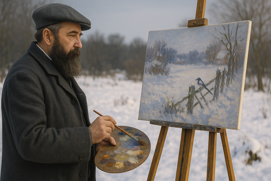 Claude Monet – La Pie : Un chef-d’œuvre hivernal tout en silence et lumière