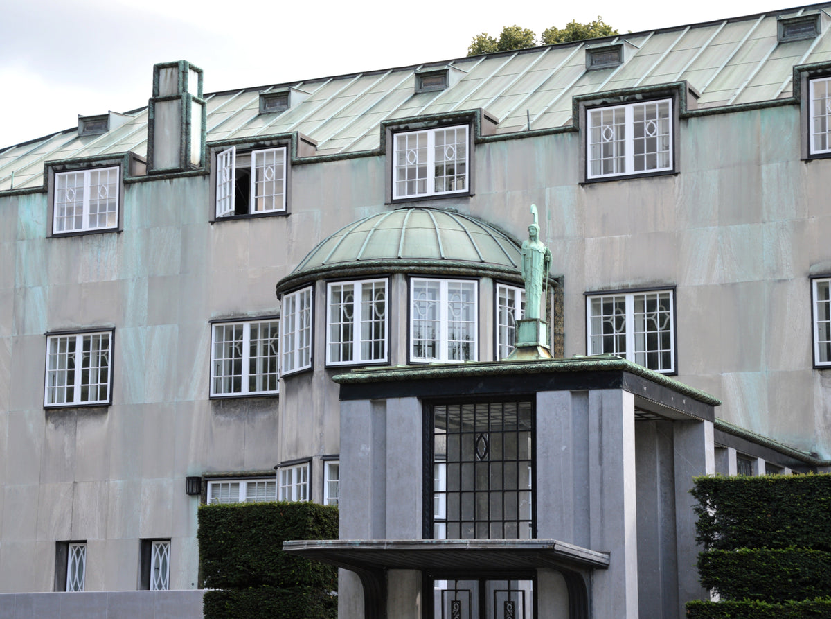 Façade du palais Stoclet à Bruxelles conçue par Josef Hoffmann