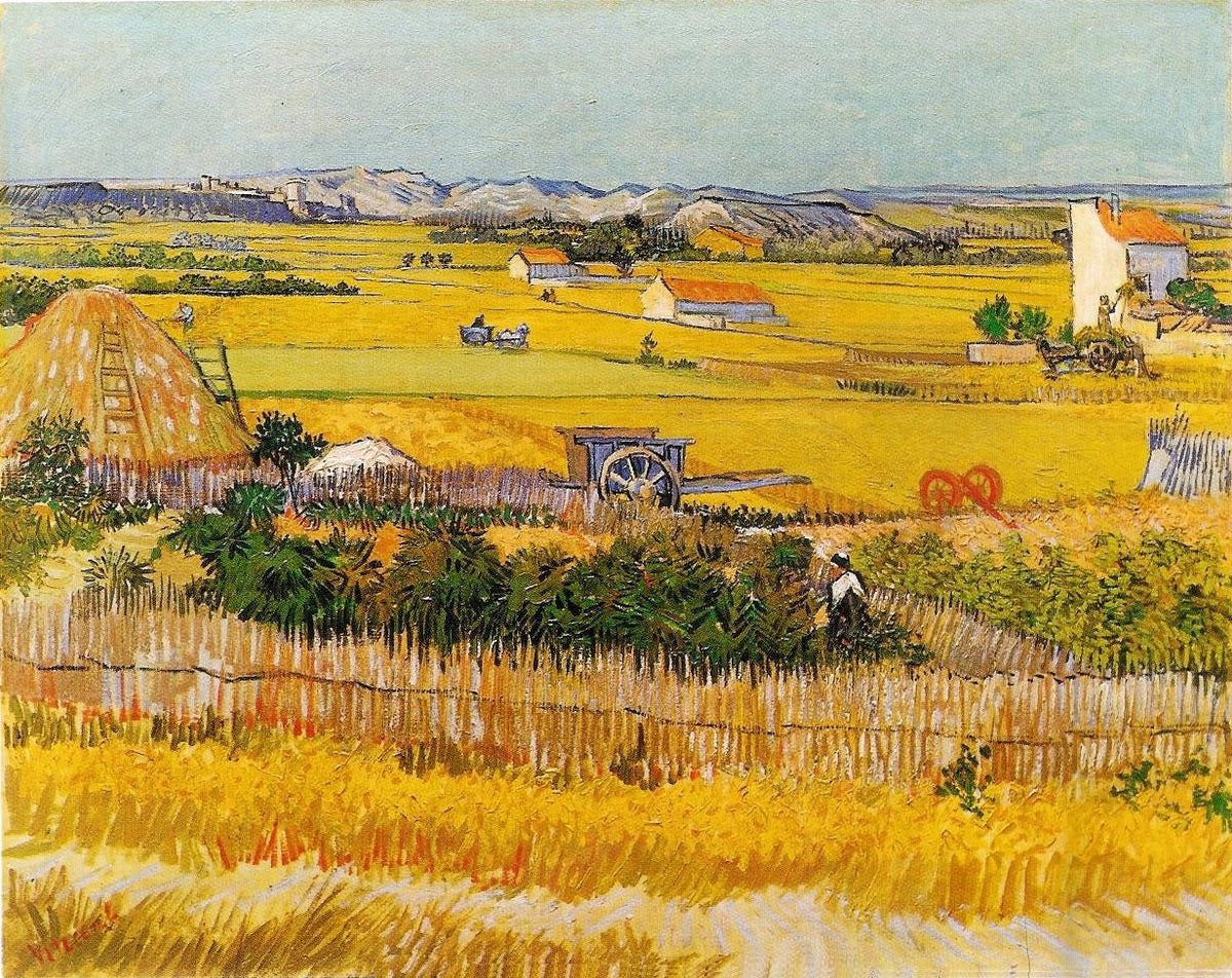 Une journée de travail de Van Gogh dans la plaine de La Crau à Arles