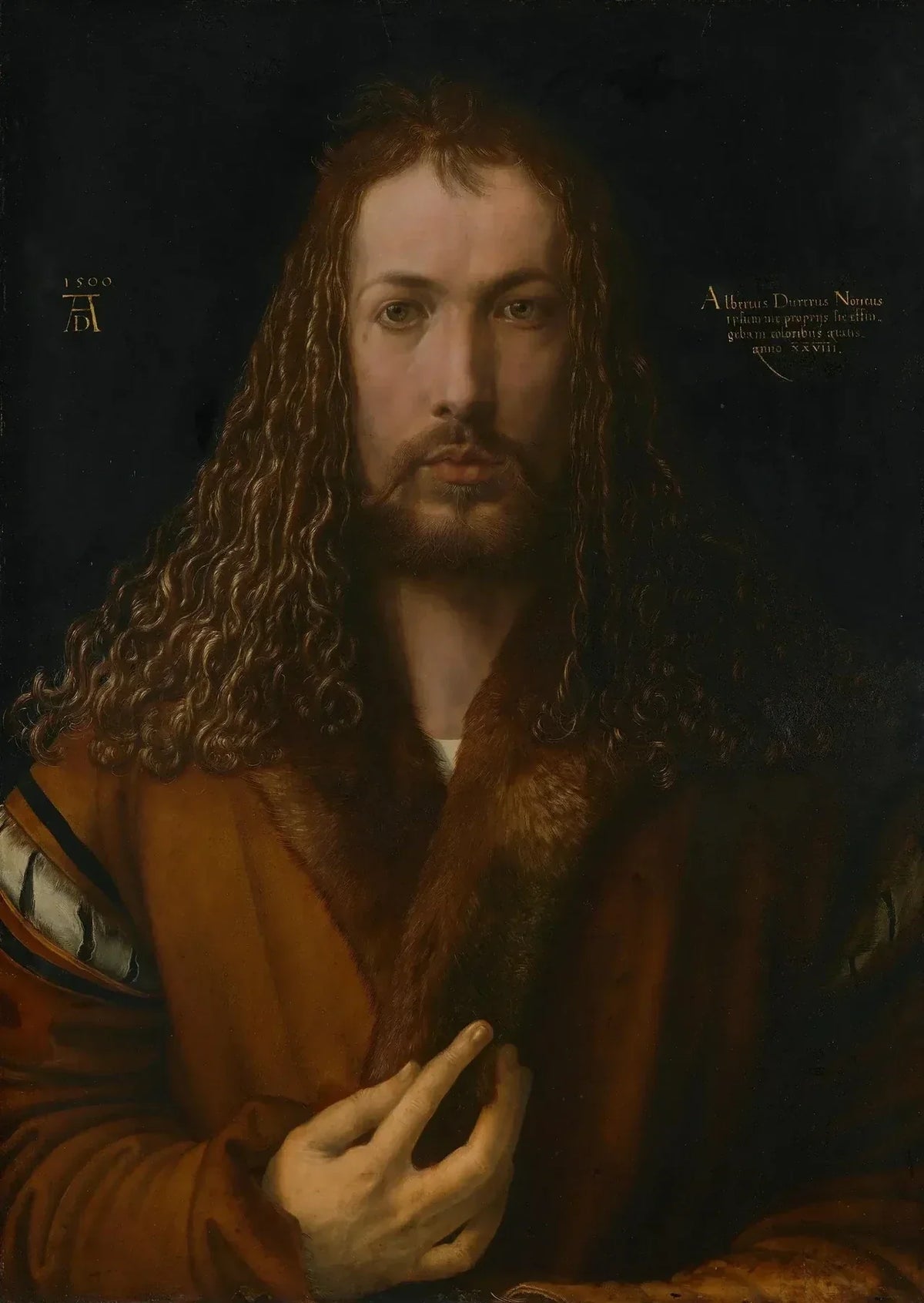 Autoportrait à la fourrure, peinture d’Albrecht Dürer