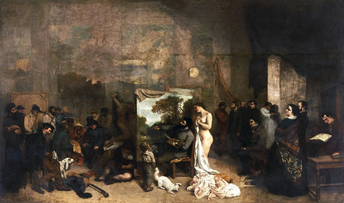 L’Atelier du peintre de Gustave Courbet, ouverture des 100 ateliers d’artistes