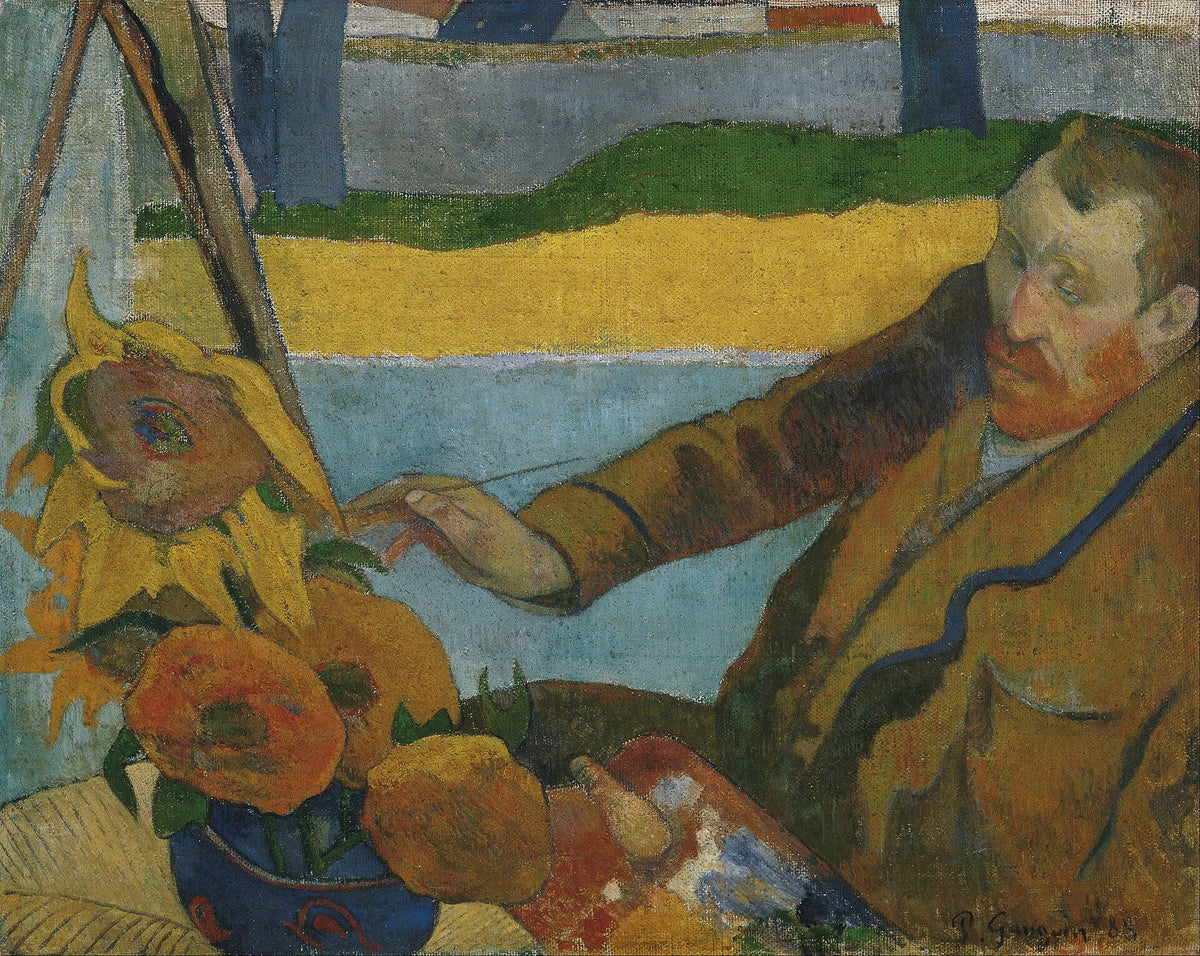 Paul Gauguin, Vincent van Gogh peignant des tournesols, décembre 1888