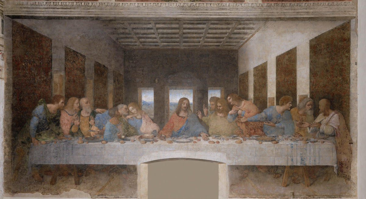 La Cène de Léonard de Vinci avec Jésus et les douze apôtres