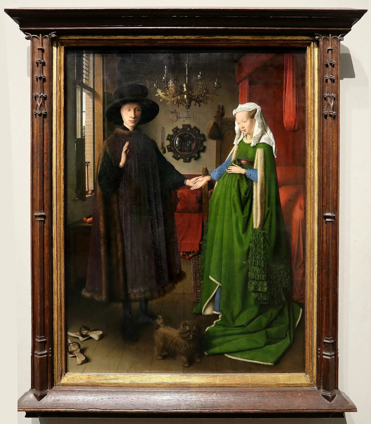 Les Époux Arnolfini - Jan van Eyck image 1 reproduction de peinture à l’huile