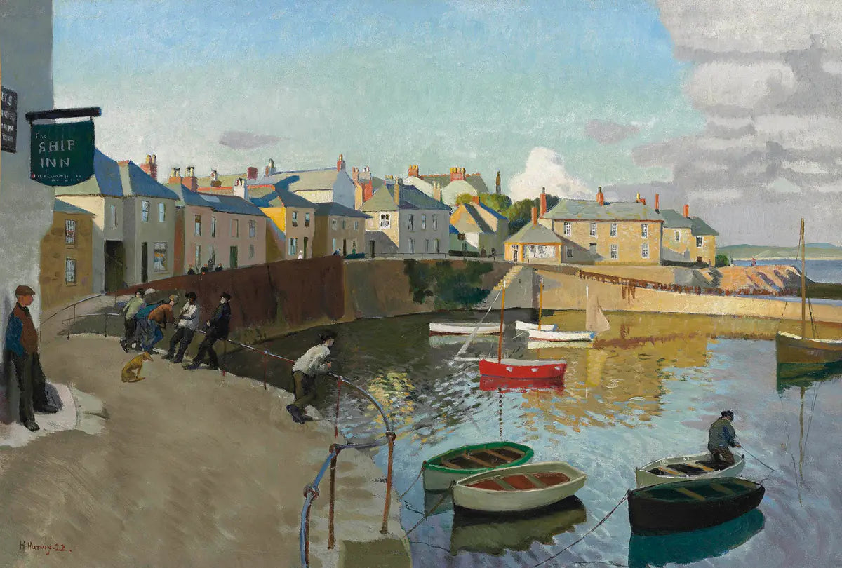 Vue de Mousehole — Harold Harvey
