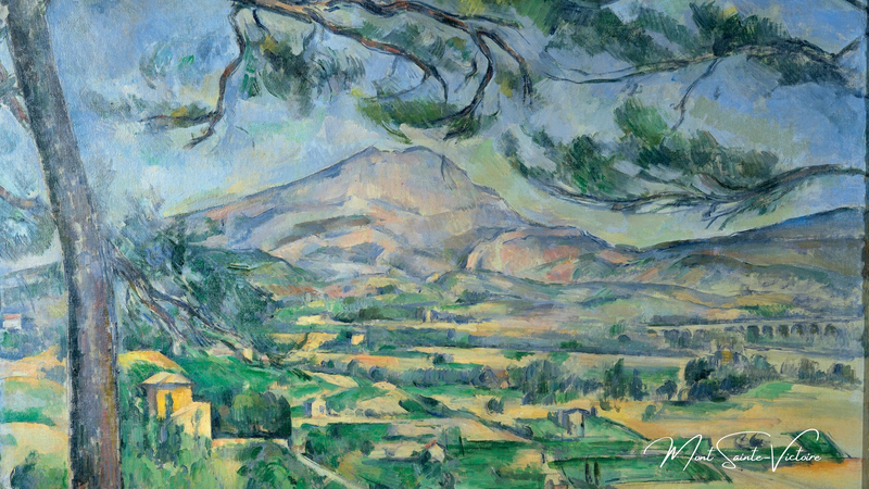 Montaña Sainte-Victoire Cézanne