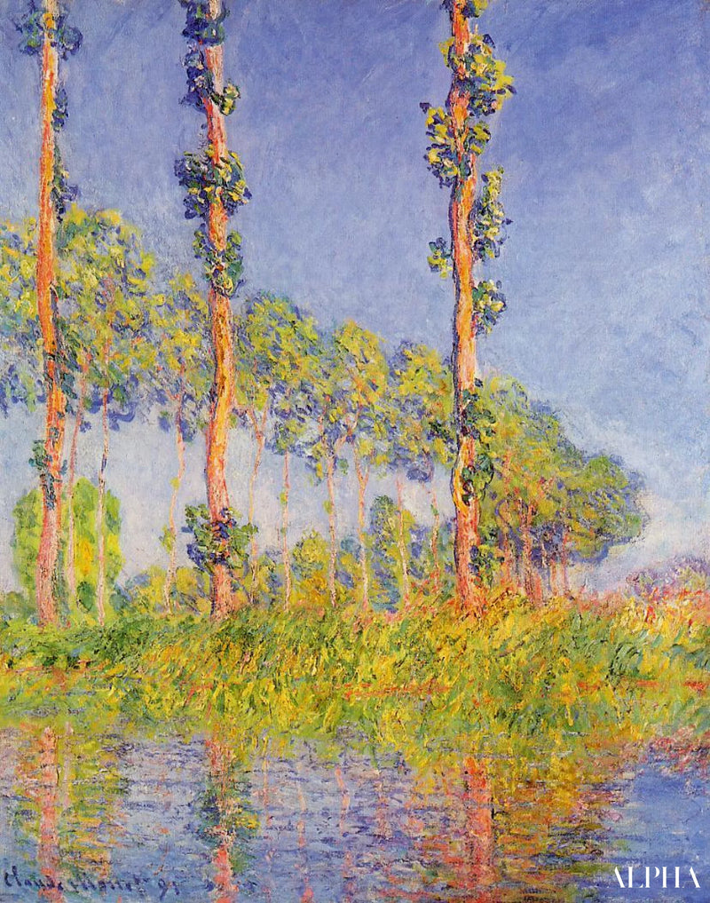 20 Tableaux Célèbres des Peupliers – Claude Monet