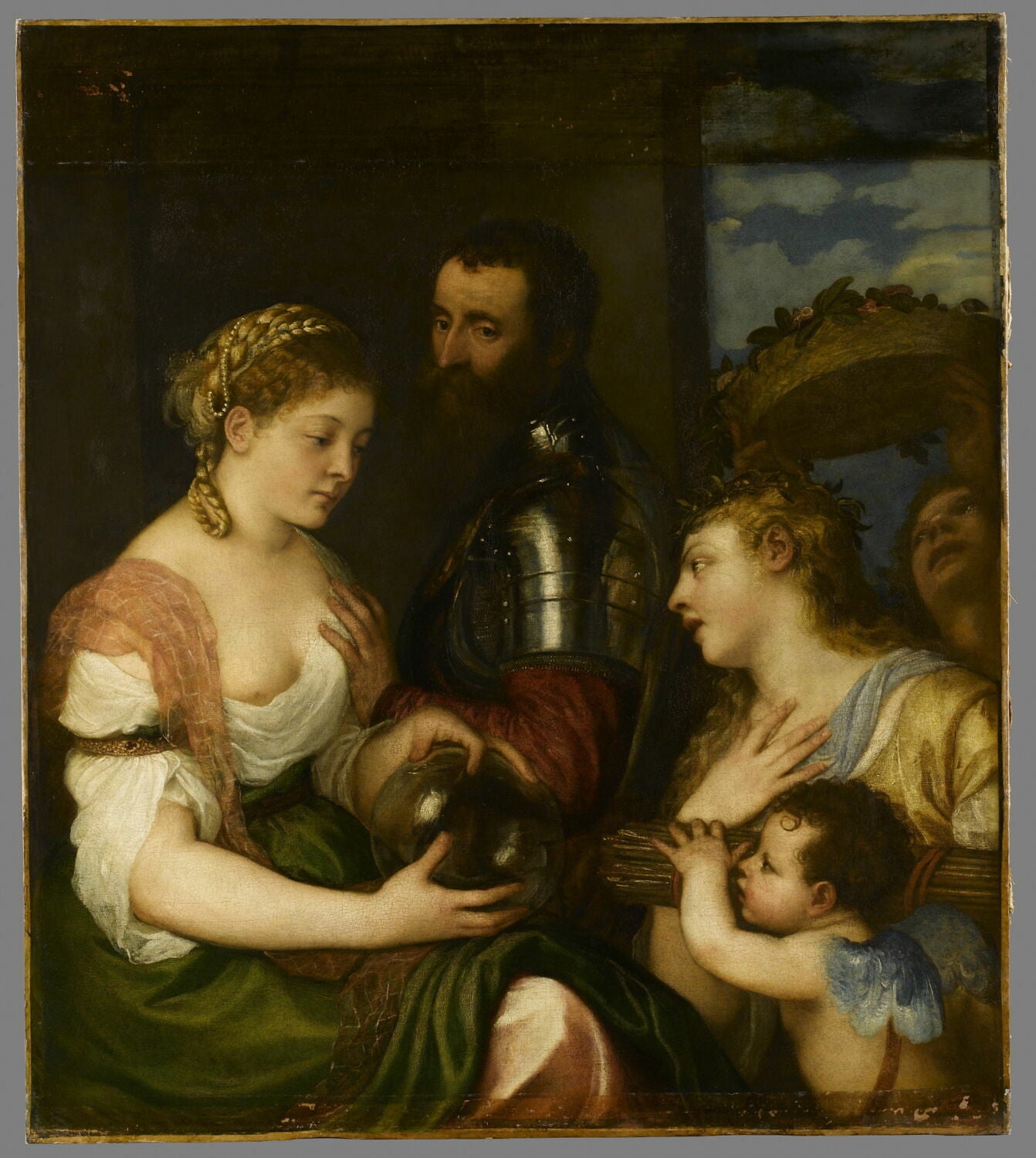 Allégorie conjugale dit à tort Allégorie d’Alphonse d’Avalos - Titian - Alpha Reproduction