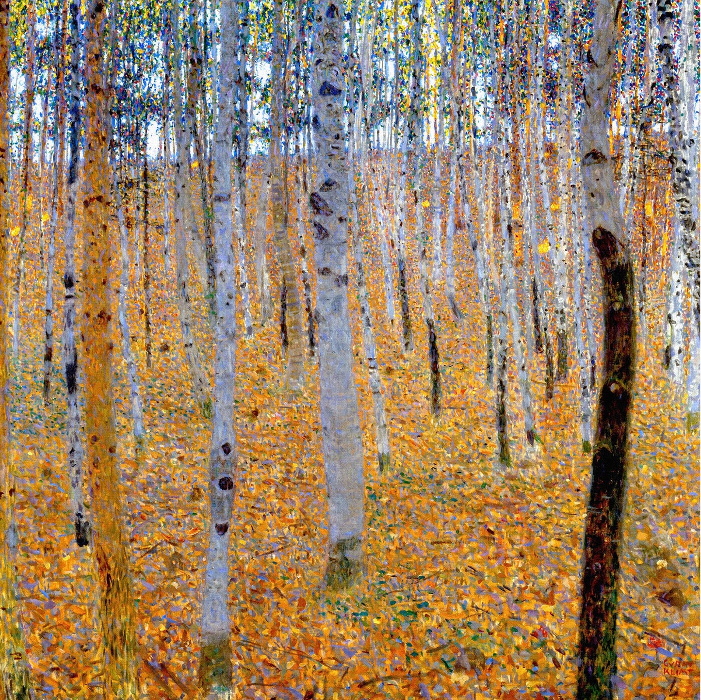 Bosque de abedules - Gustav Klimt