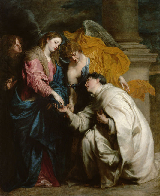 💫 La Visión del Bienaventurado Hermann Joseph – Anthony van Dyck (alrededor de 1629)