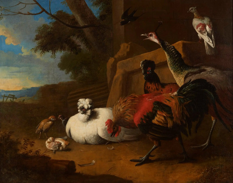 La granja - Melchior de Hondecoeter