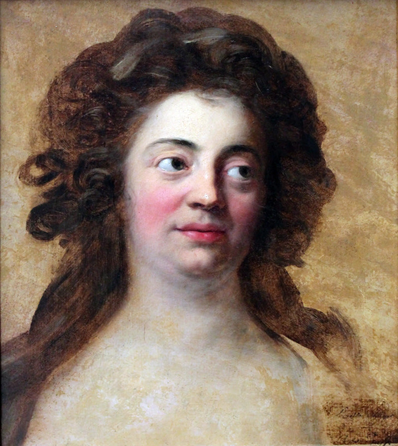 Retrato de Dorothea Schlegel, hija mayor del filósofo Moses Mendelssohn - Anton Graff