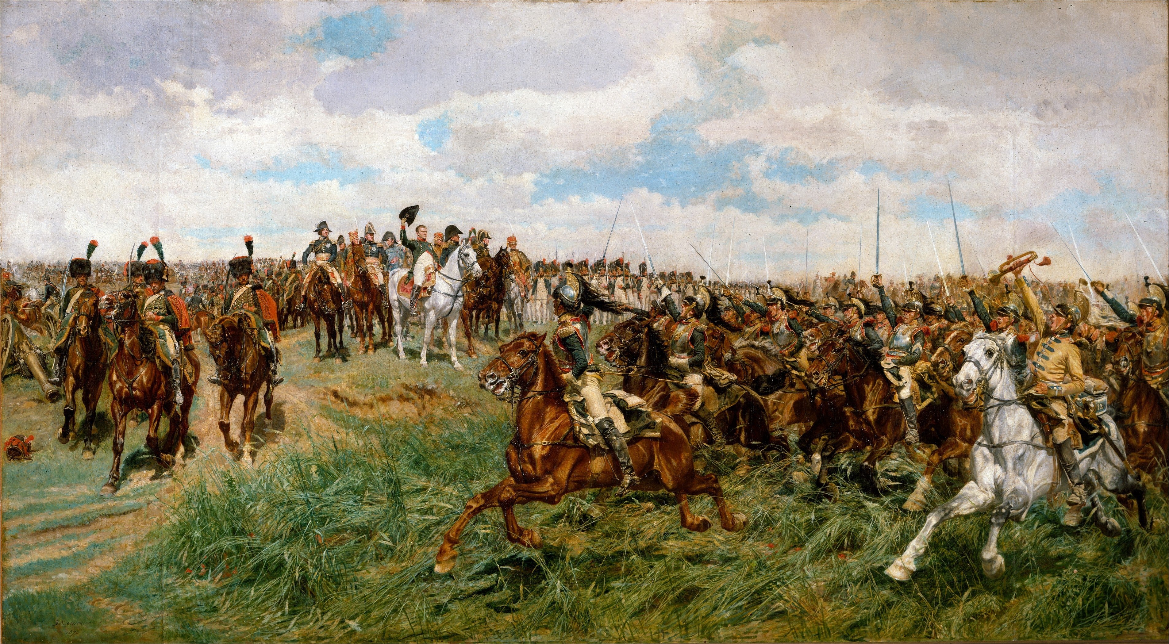 Les Cuirassiers de la garde à Friedland - Ernest Meissonier