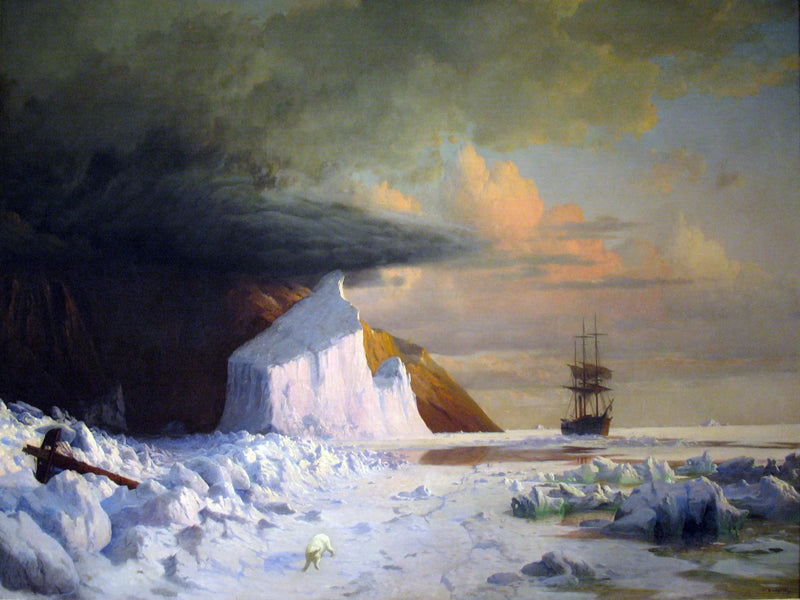 Un verano ártico: perforación del hielo marino en la bahía de Melville - William Bradford