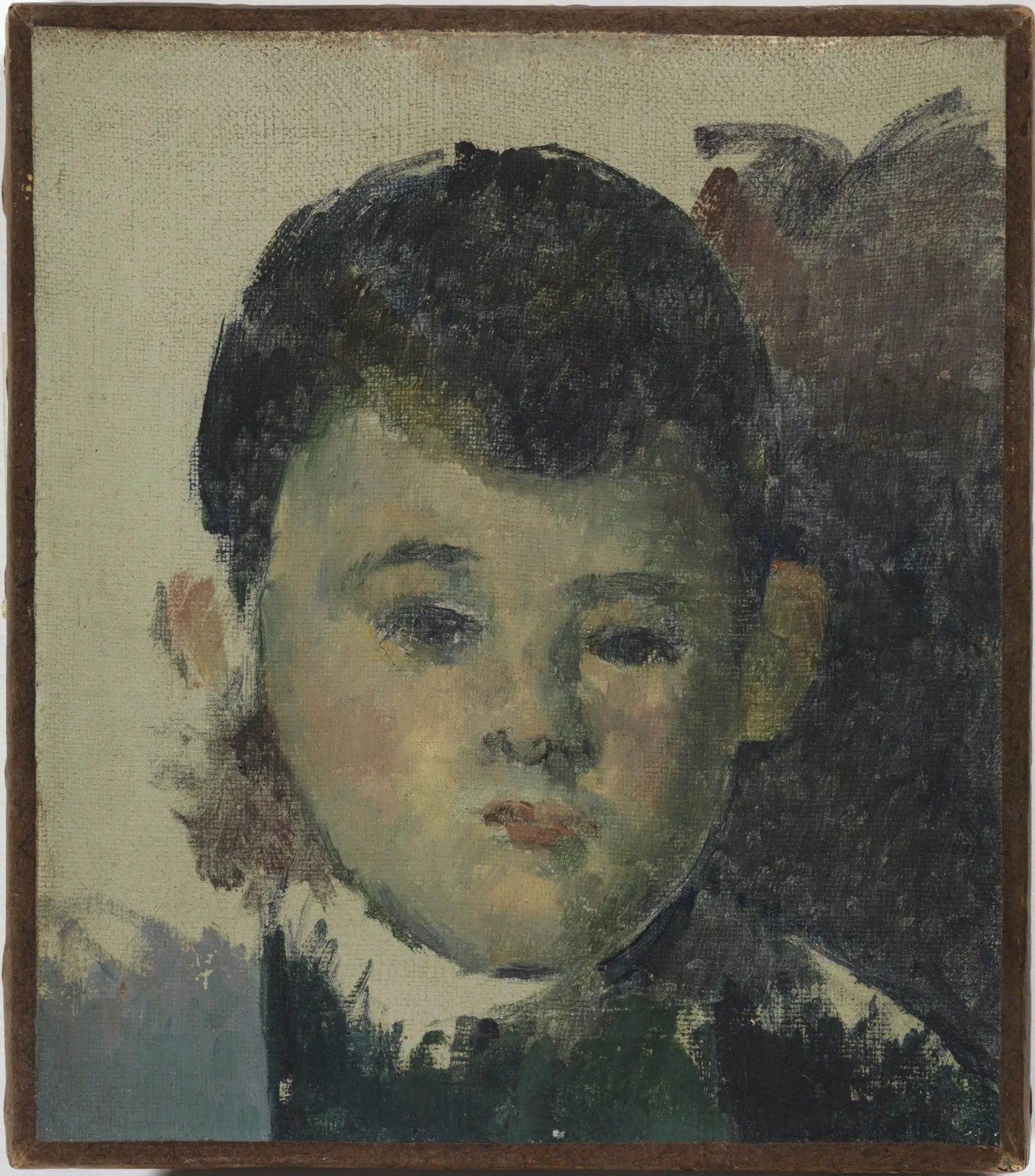 Reproduction du tableau « Portrait du fils de l'artiste - Paul Cézanne » par Alpha Reproduction en peinture à l’huile