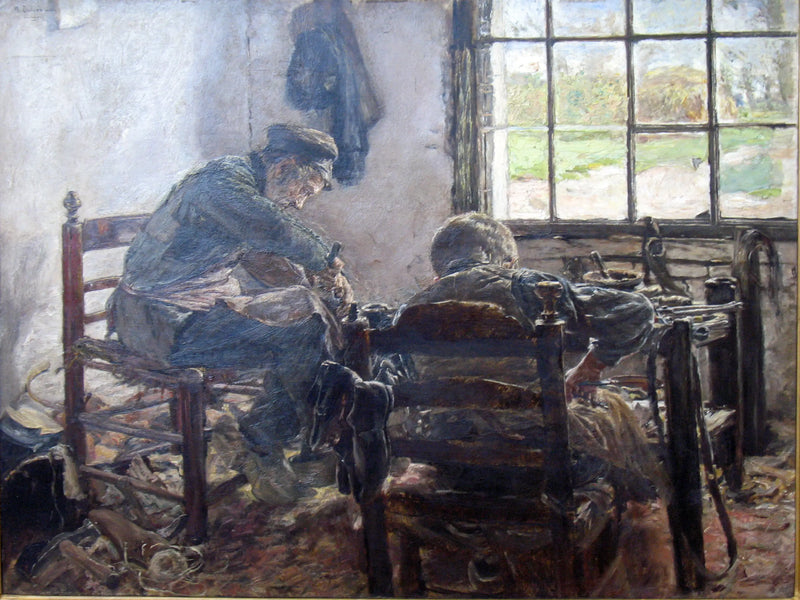 Taller de zapatero - Max Liebermann