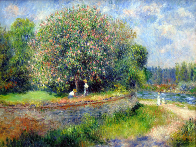 El castaño en flor - Pierre-Auguste Renoir
