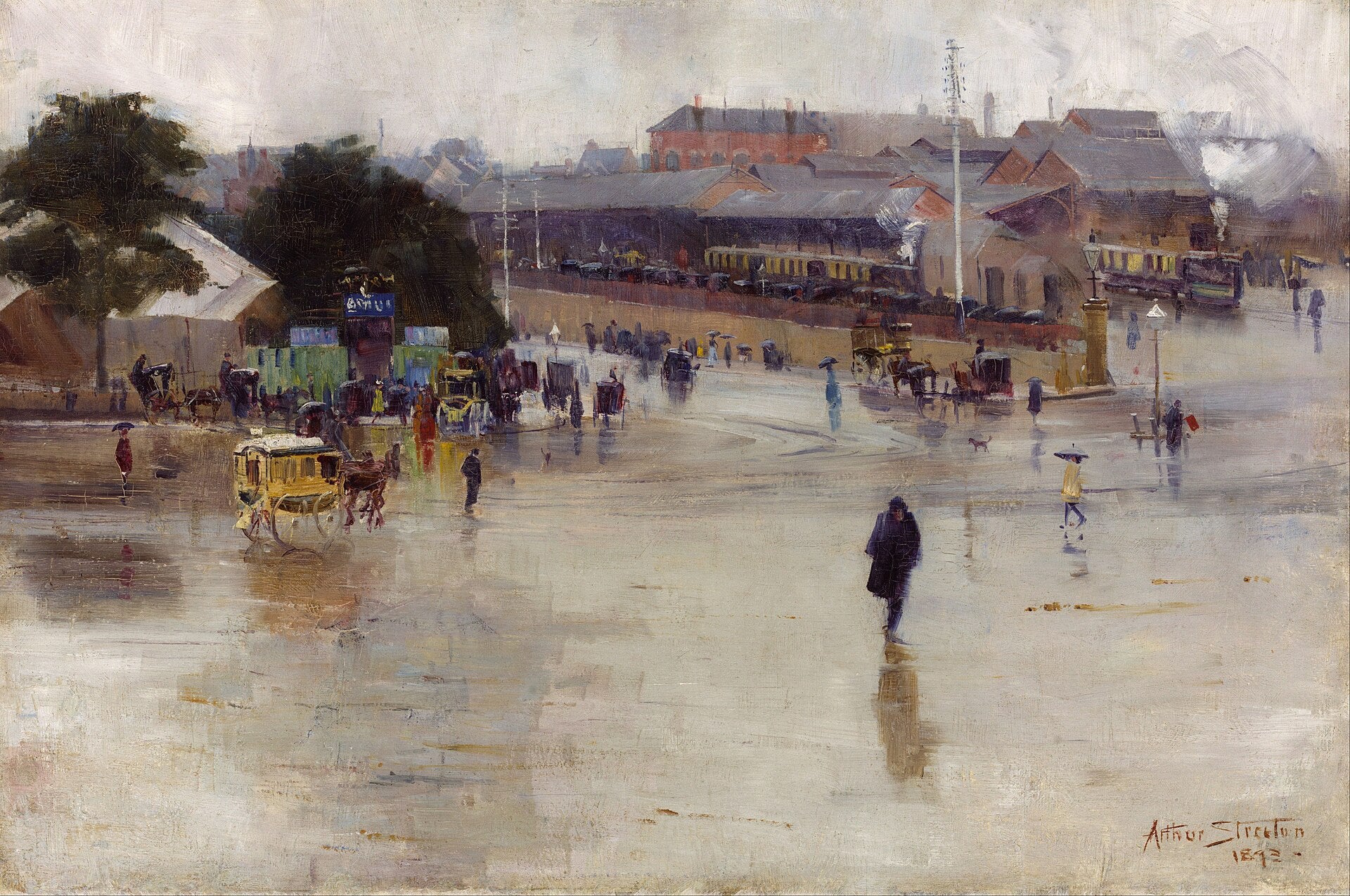 La Gare de Redfern - Arthur Streeton