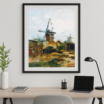 🌬️ El Viejo Molino en Montmartre – Vincent van Gogh (1886)