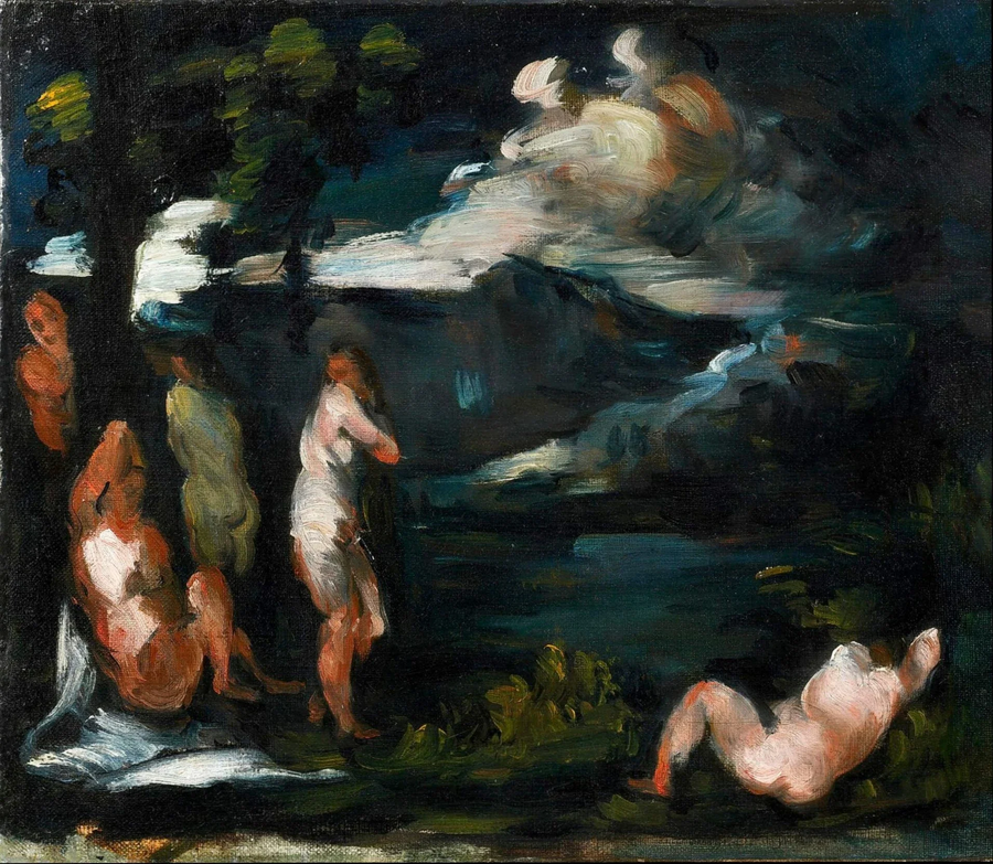 Bañistas - Paul Cézanne