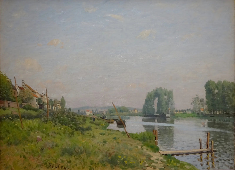 La Isla de Saint-Denis - Alfred Sisley