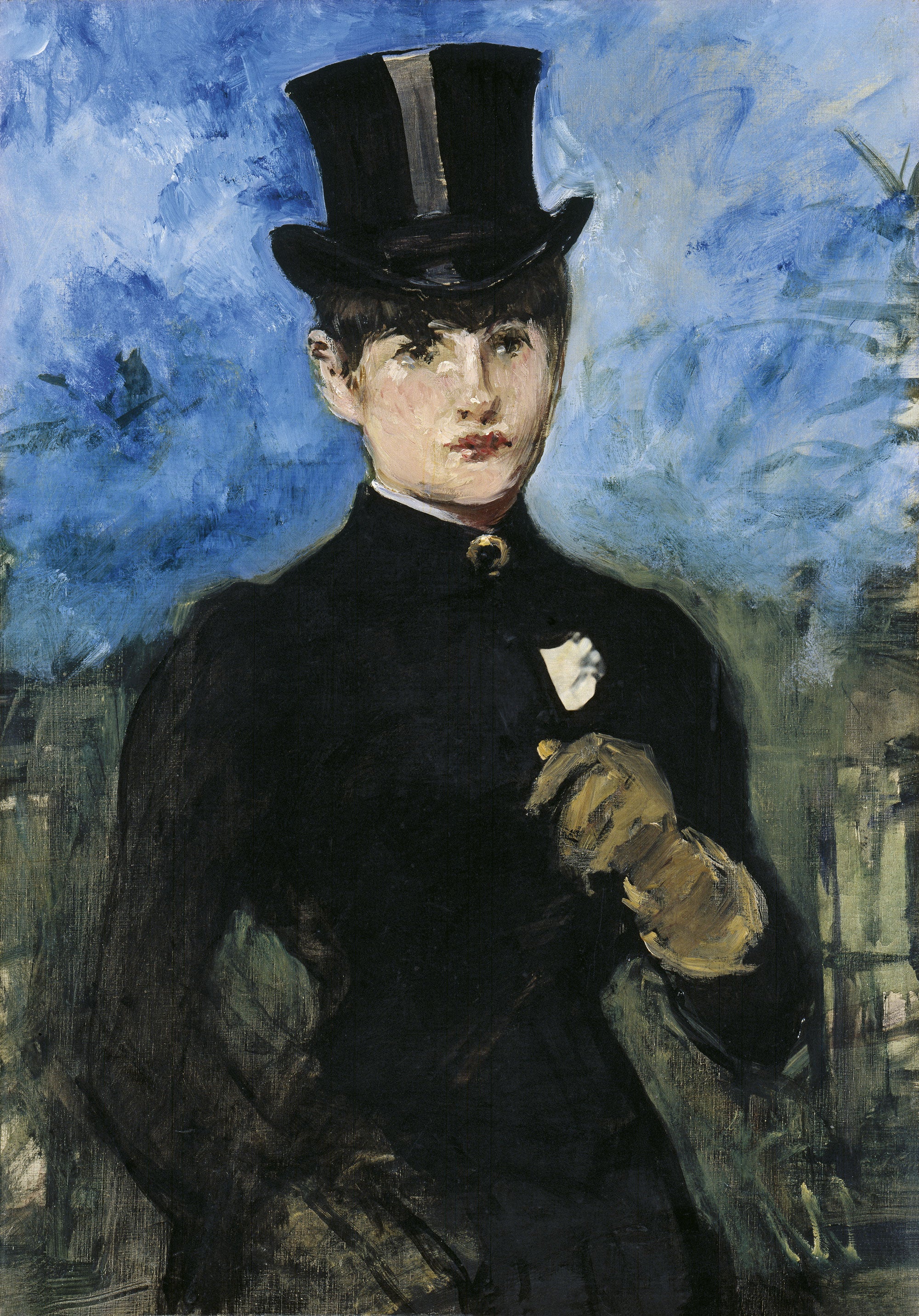 Reproduction du tableau « Cavalière, de face - Édouard Manet » par Alpha Reproduction en peinture à l’huile