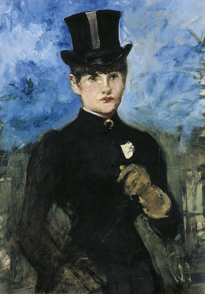 Reproduction du tableau « Cavalière, de face - Édouard Manet » par Alpha Reproduction en peinture à l’huile