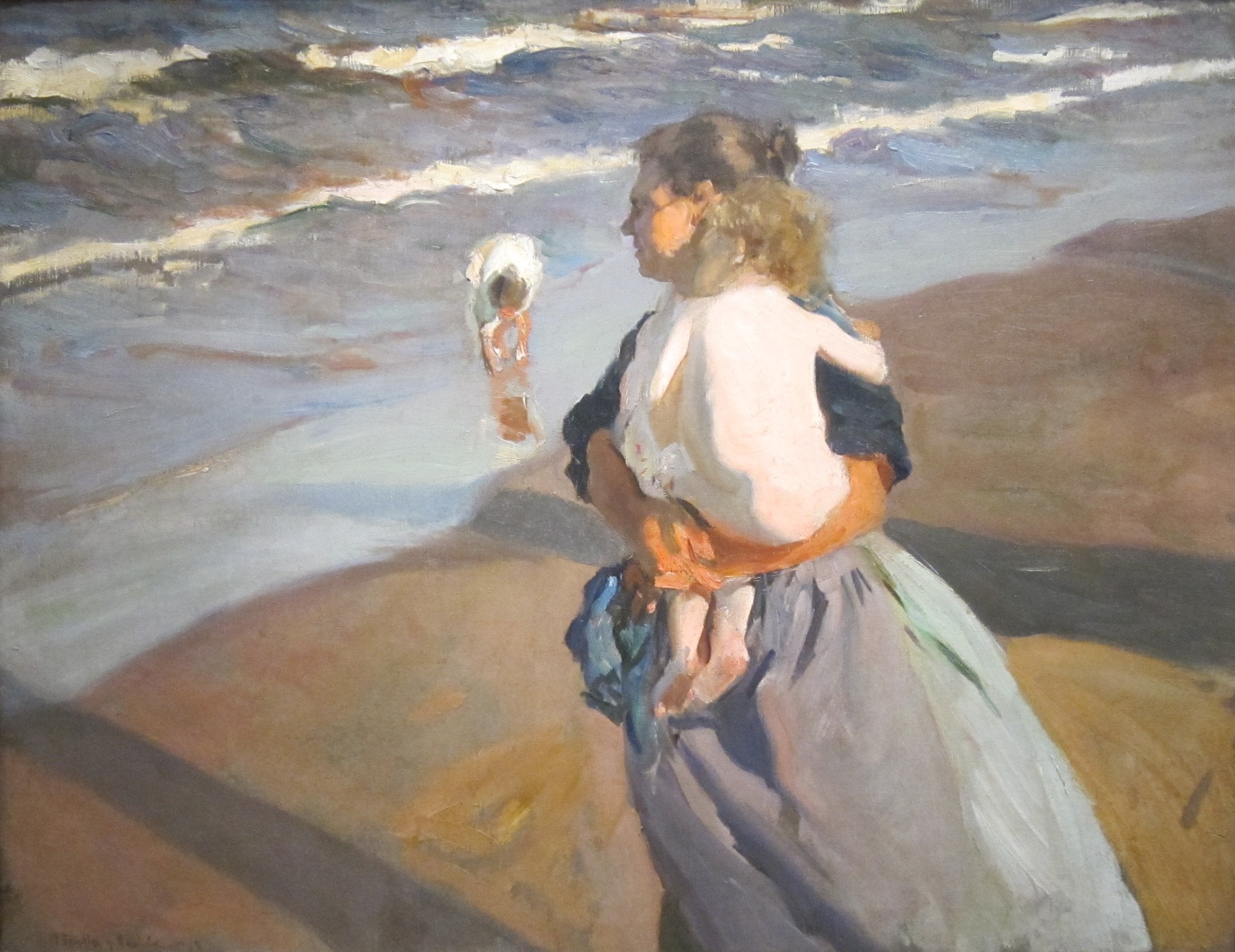 Reproduction du tableau « La petite-fille - Joaquín Sorolla » par Alpha Reproduction en peinture à l’huile