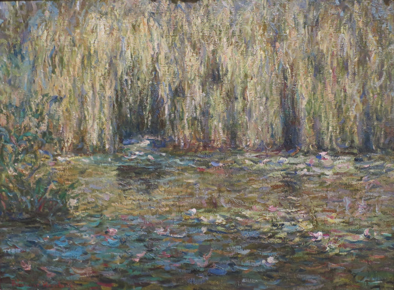 Los sauces llorones en el estanque de nenúfares en Giverny - Blanche Hoschedé Monet