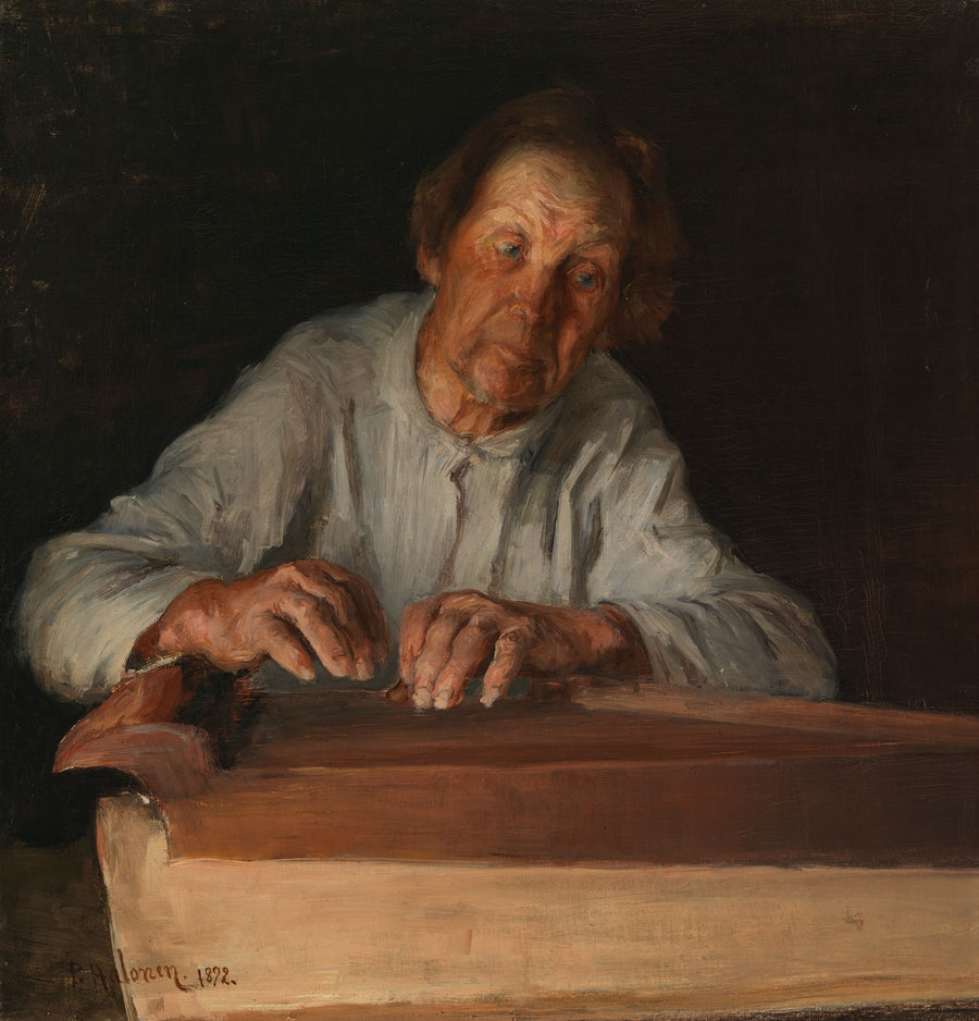 Le Joueur de kantele, Pekka Halonen, 1892