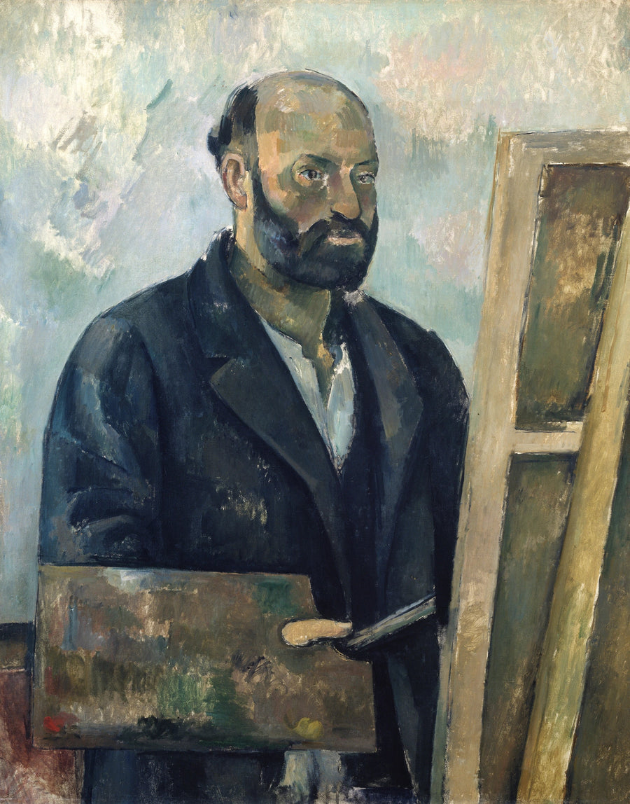 Autorretrato con paleta - Paul Cézanne