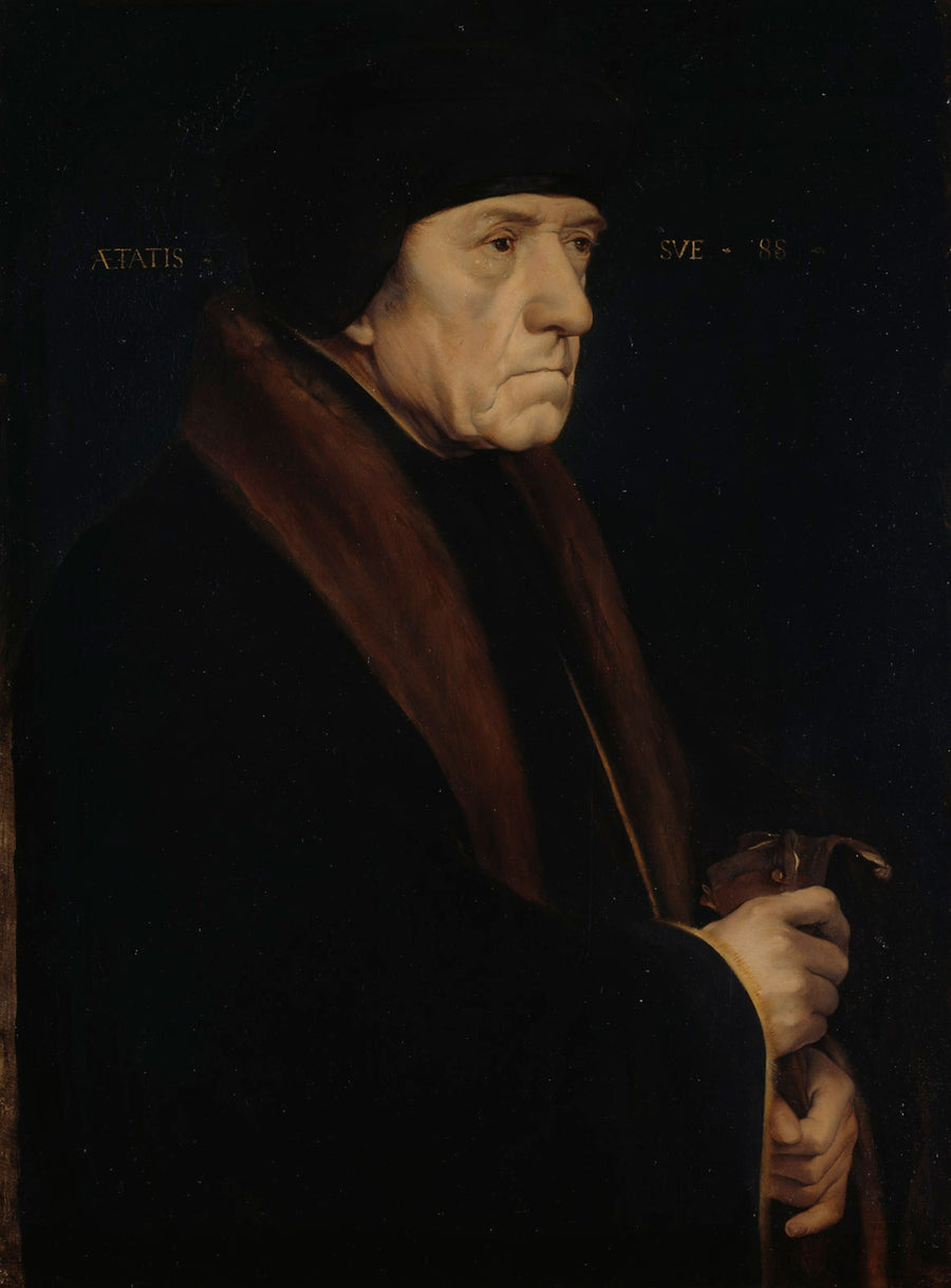 Copy of Holbein's painting John Chambers (1894) - Helene Schjerfbeck