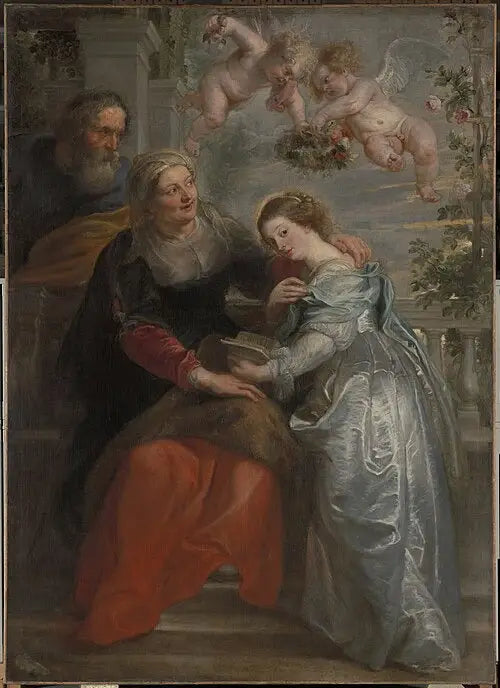 La educación de la Virgen - Peter Paul Rubens
