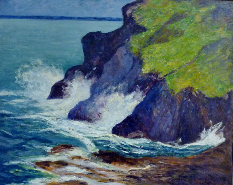 Las tres acantilados. Saint-Jean-du-Doigt - Maxime Maufra