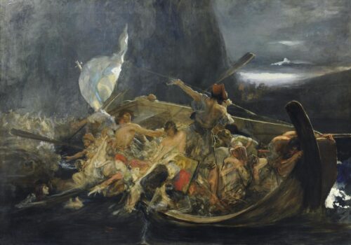Après la destruction de Psara - Nikolaos Gyzis