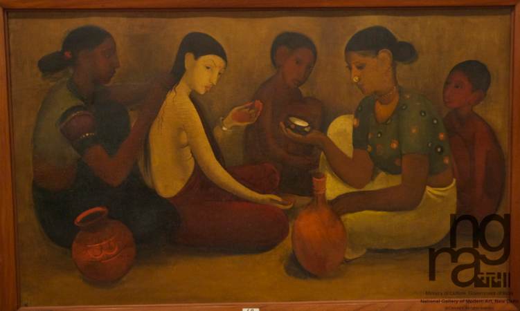 El baño de la novia - Amrita Sher-Gil