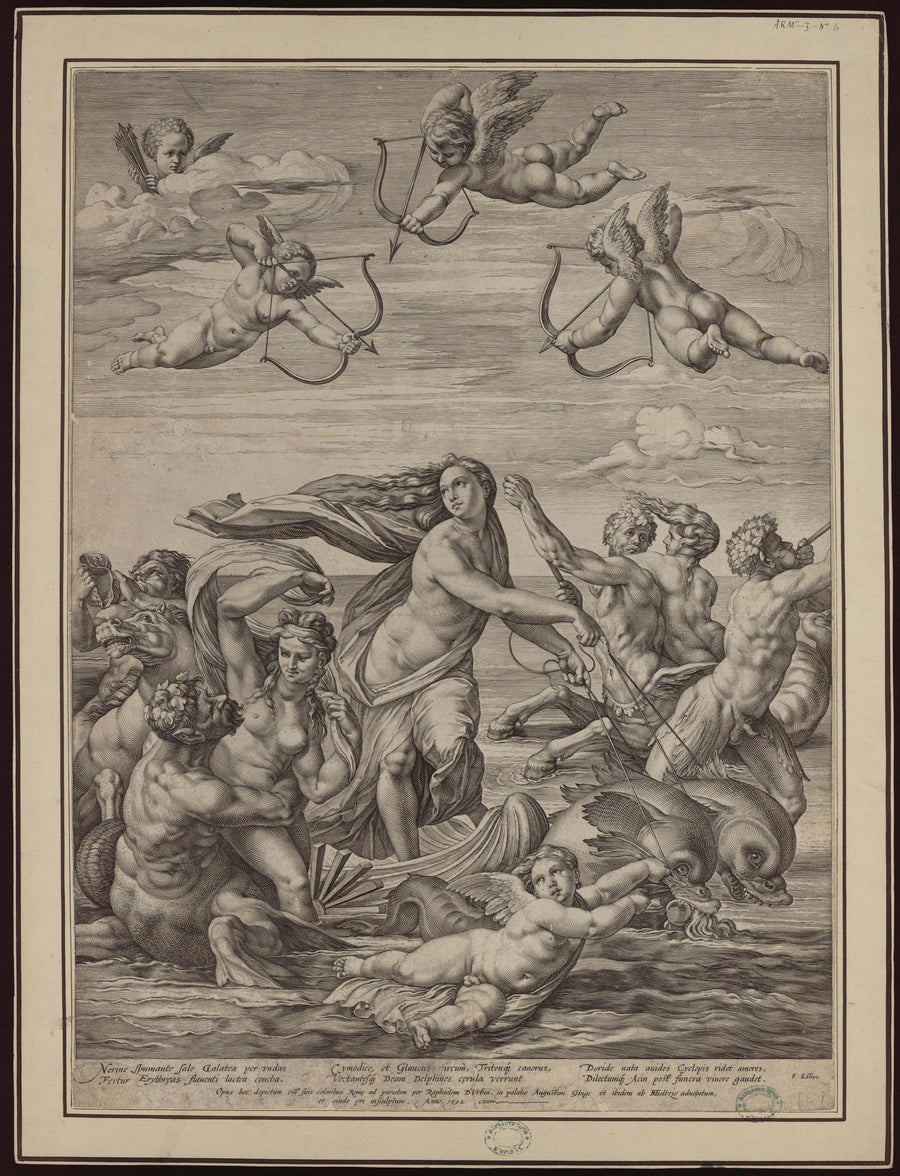 El Triunfo de Galatea - Rafael Sanzio