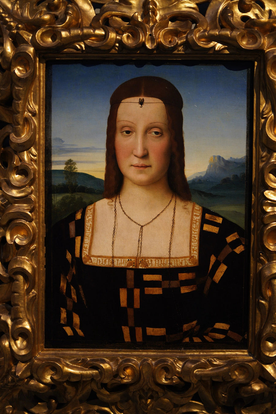 Retrato de Elisabetta Gonzaga - Rafael Sanzio