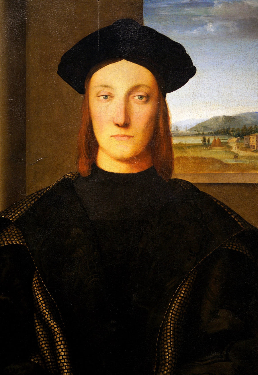 Retrato de Guidobaldo I de Montefeltro - Rafael Sanzio