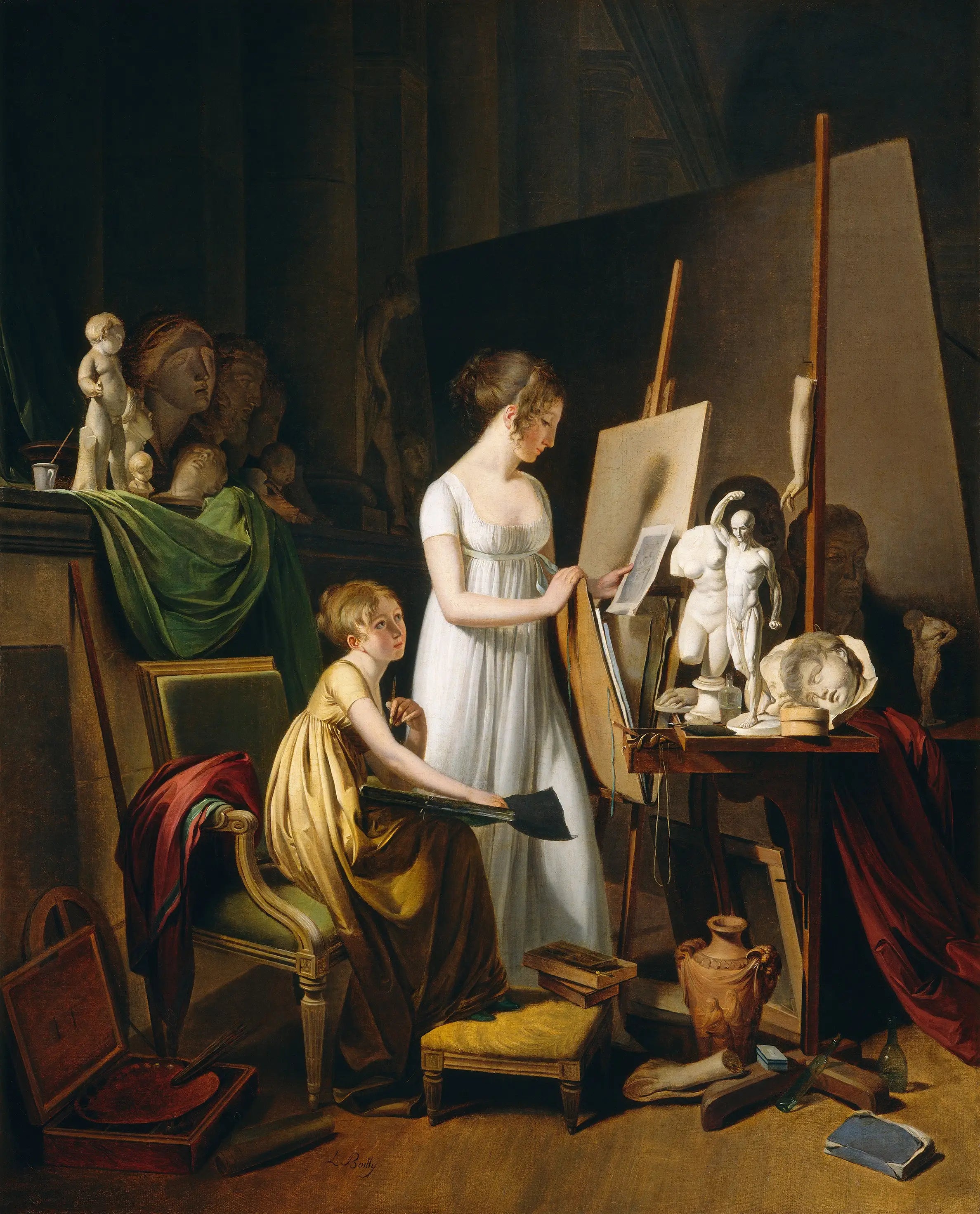L’atelier d’un peintre - Louis-Léopold Boilly - Alpha Reproduction