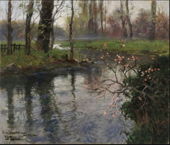 Un arroyo en primavera - Frits Thaulow