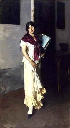 Reproduction du tableau « Une Vénitienne - John Singer Sargent » par Alpha Reproduction en peinture à l’huile