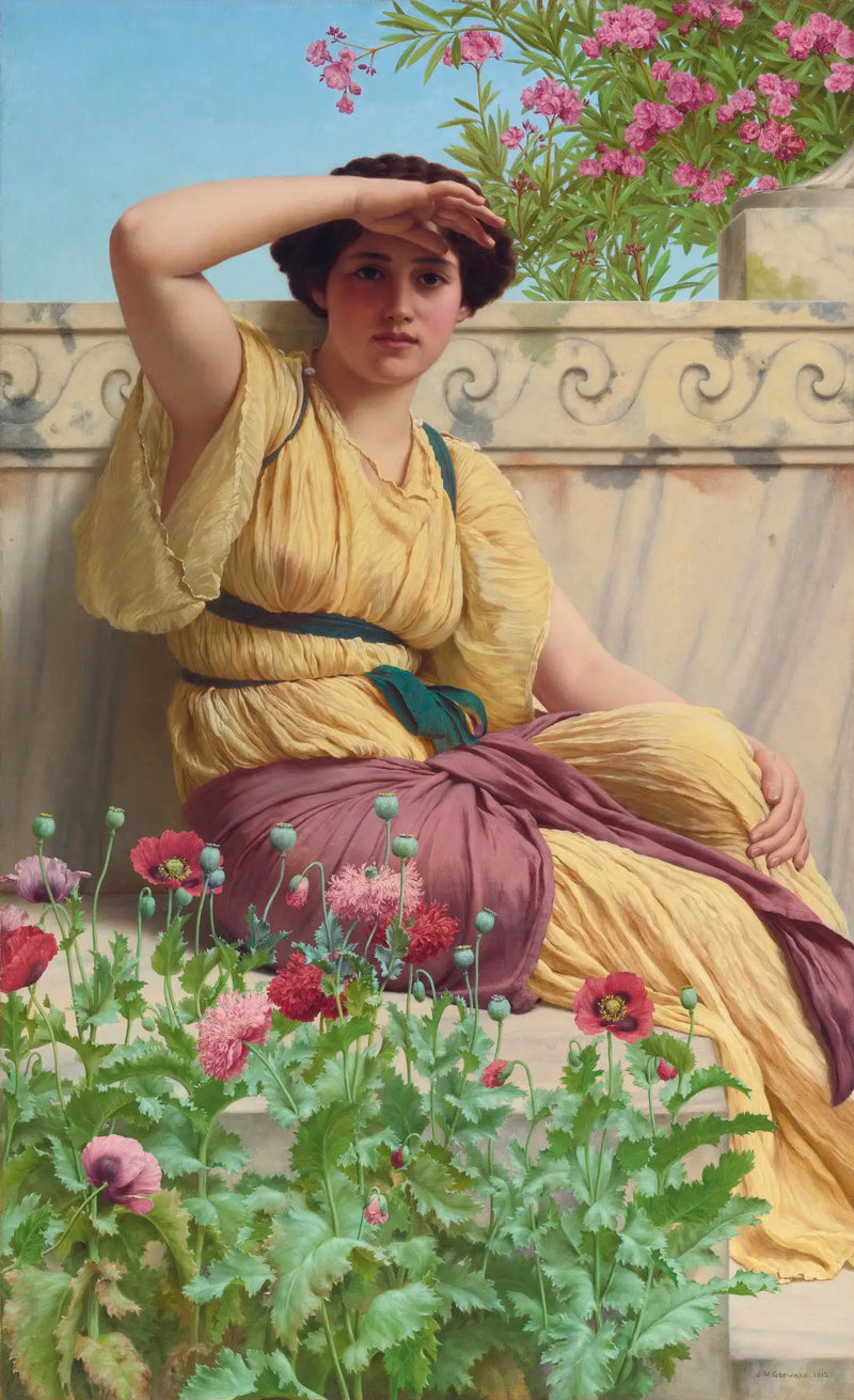 Una cita romántica - John William Godward